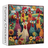 Funny Chicken Jigsaw Puzzle 1000 Piece
